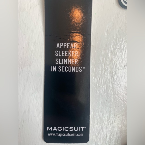 NWT MagicSuit Solid Goddess One Shoulder One Piece Swimsuit Black SZ 12 - Picture 7 of 7